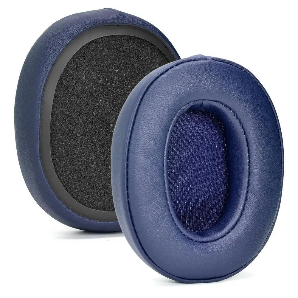 1 Paar Proteinleder Ohrpolster Ersatz Schwamm Ohrpolster Ohrmuscheln Weich für Skullcandy Crusher Wireless/Crusher ANC/Hesh3 blau