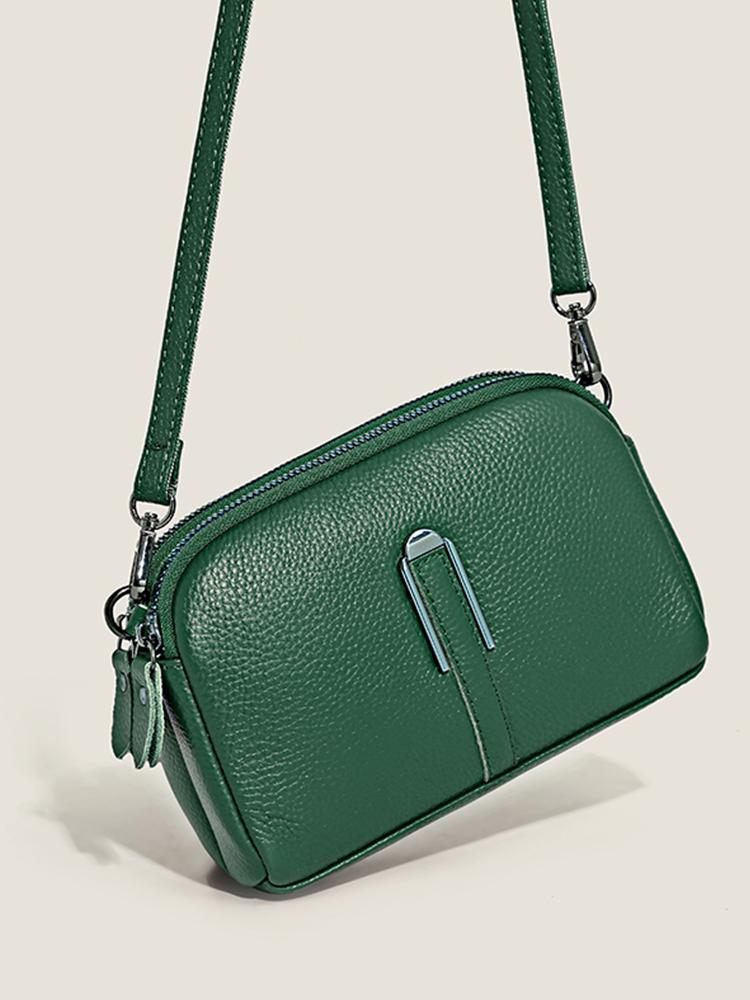 Echtes Leder Tasche Luxus frauen Handtaschen Tasche für Frau 2022 Weibliche Kupplung Telefon Taschen Schulter Tasche Umhängetasche Messenger Pack 19cm6cm13cm grün