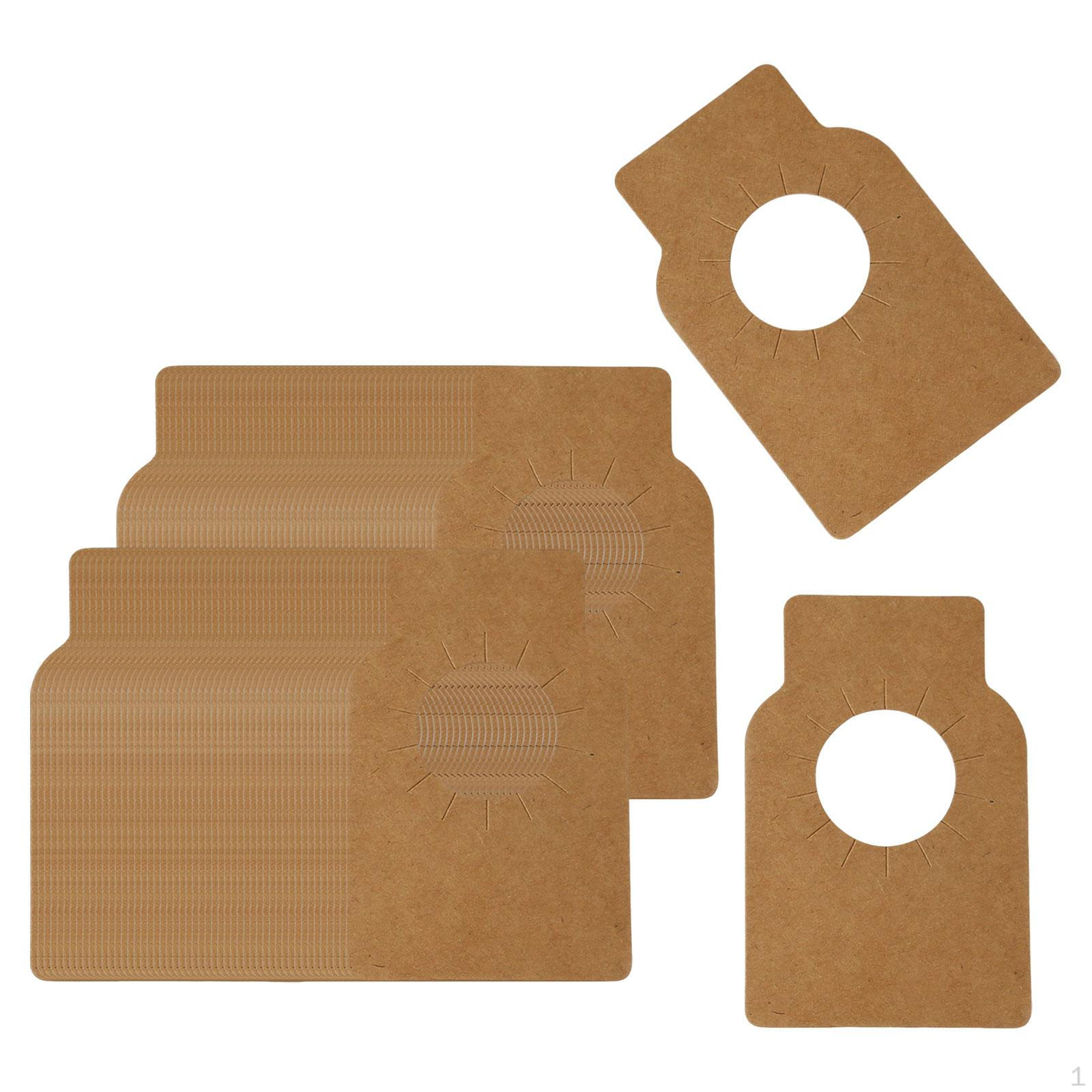 100 stück Wein Flasche Tags Getränke Unterscheiden Etiketten Champagner Hängen Doppelseitige braun