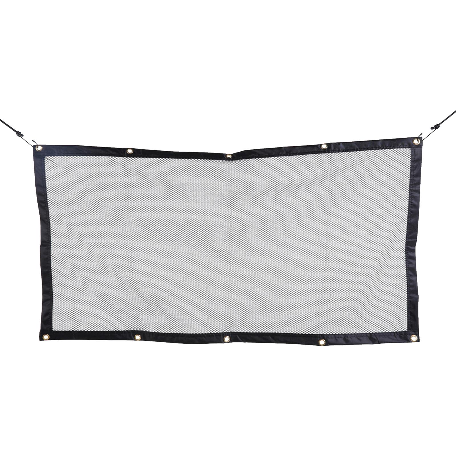 Hunde-Auto-Barriere, SUV-Haustier-Barriere, durchsichtiges Netz, Haustier-Barriere, Sicherheits-Fahrzeug-Barriere, Haustier-Trennung schwarz