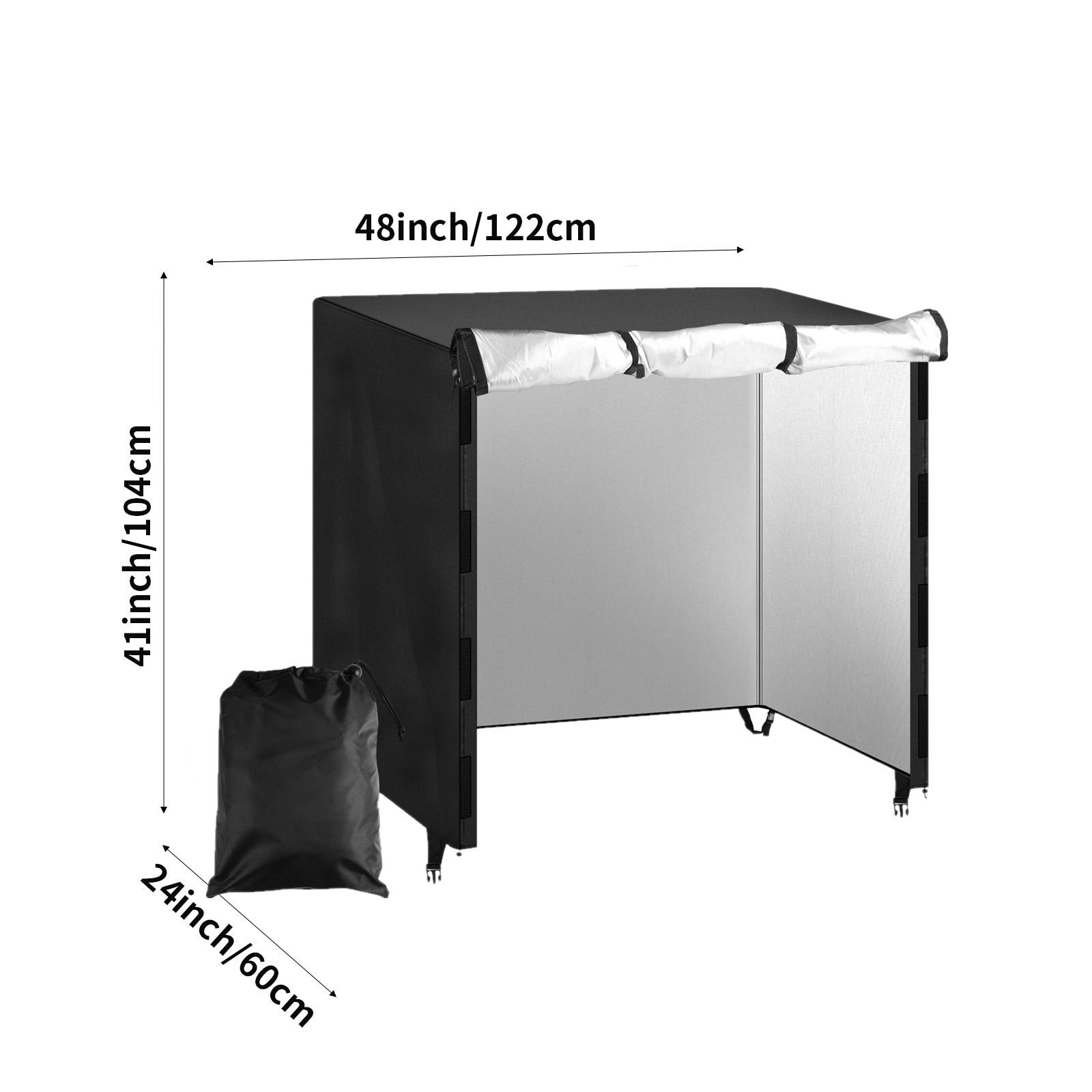 Abdeckung für Kaminholzständer, wasserdicht, wind- und schneefest, für den Außenbereich, Abdeckung für die Lagerung von Brennholz, Abdeckung für die Terrasse, den Garten, den Hinterhof, Oxford-Gewebe