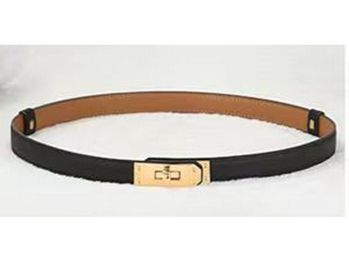 Hochwertiger Damen-Modegürtel aus Leder: Vielseitiger dekorativer Taillengürtel aus Rindsleder für Kleider und Mäntel One size, adjustable schwarz