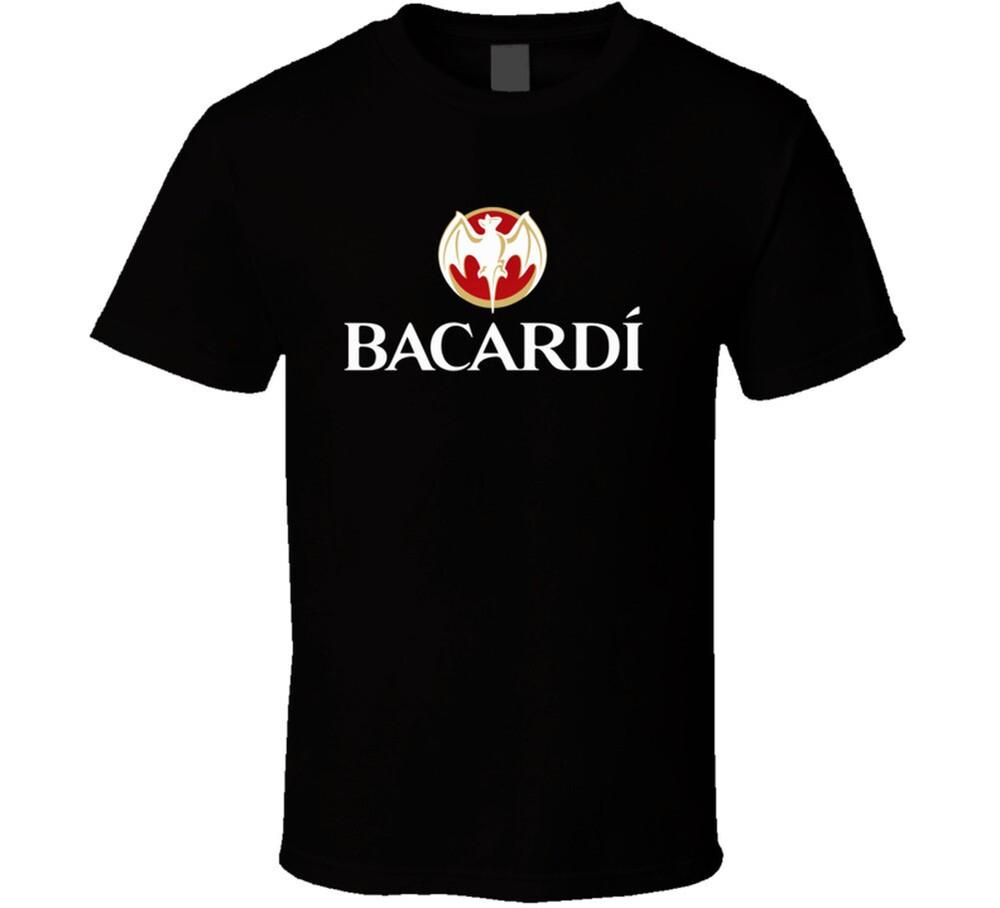 Neu - Bacardi Rum Bier Schwarz Unisex T-Shirt M