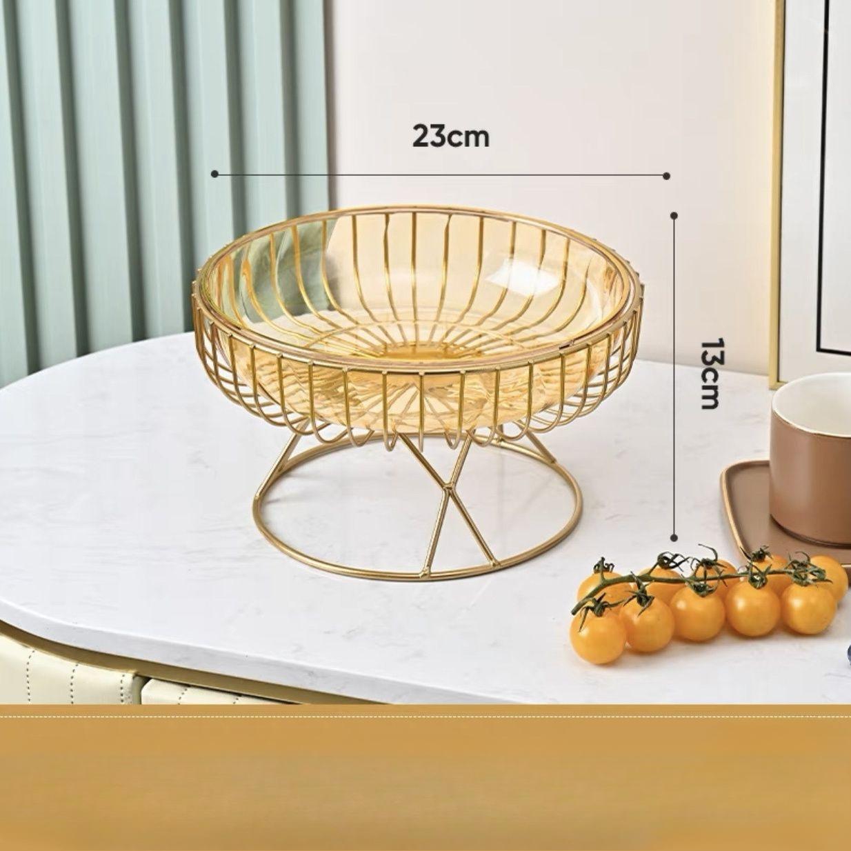 Obsttablett Home Wohnzimmer Couchtisch High-End-Snacks platziert Tablett Desserttablett Empfang erweiterte Sinn für Süßigkeiten Teller