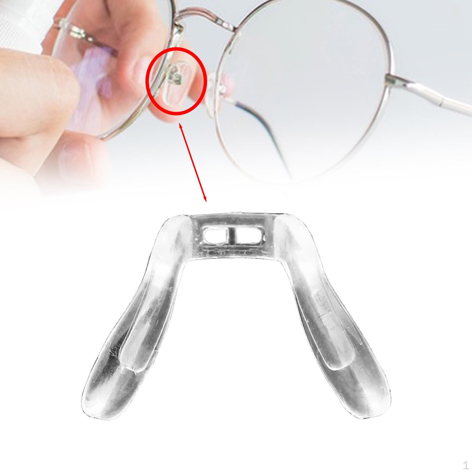 Brillensattelsteg Nasenpad Nasenpad Silikon U-Form für Brillen Brillen Small