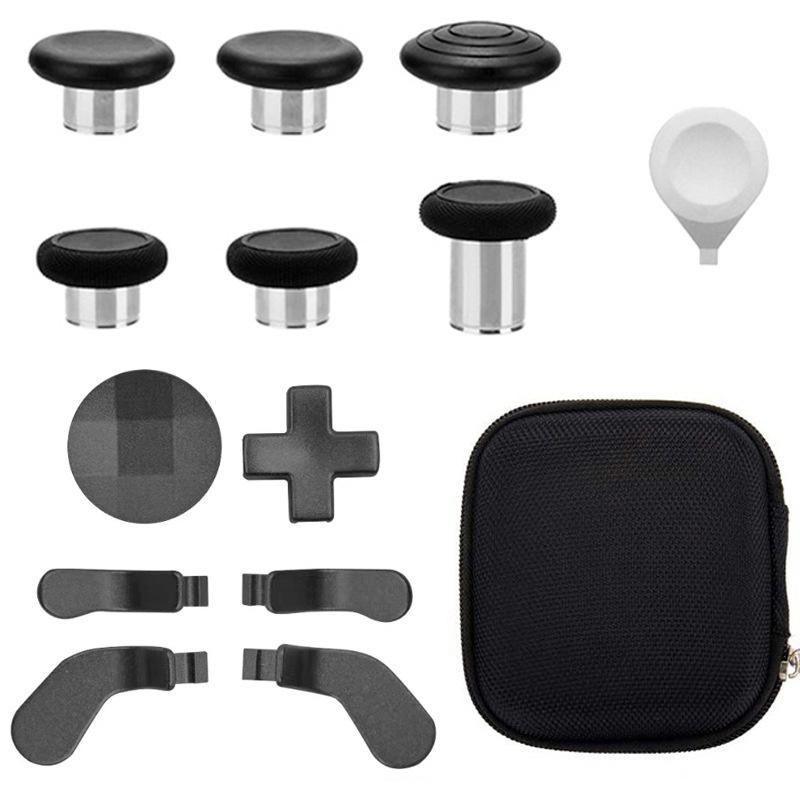 Für Xbox One Elite Series 2 Controller Zubehörset Metall D-Pad Trigger Paddles Reparatursatz Gamepad Daumenstick Griffe