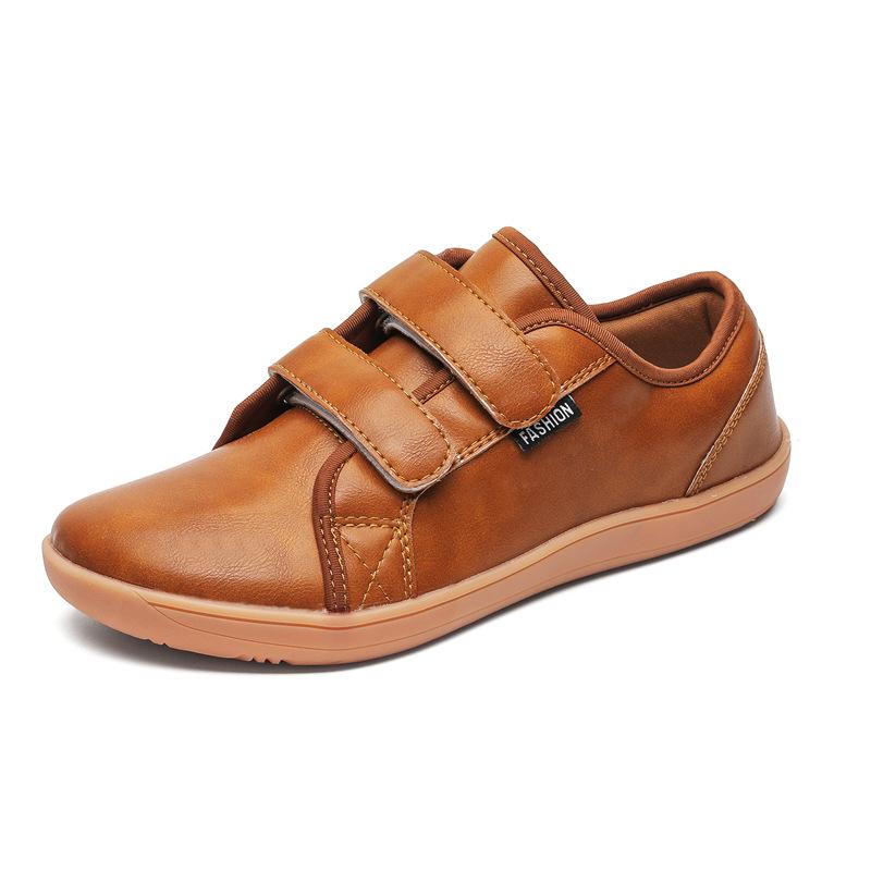 Herrenmode Weitzehen-Barfußschuhe Leichtgewichtige Weichsohlen-Low-Top-Outdoor-Sportarten Bequeme Modetrend-Freizeit-Sneaker 2025 37 braun
