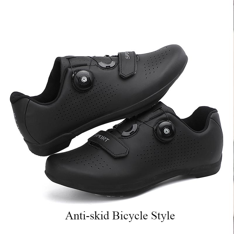 Neu Road Lock Schuhe Radfahren Schuhe Männer Und Frauen Berg Lock Schuhe Fahrrad Schuhe Outdoor Power 43 rauchige schwarz