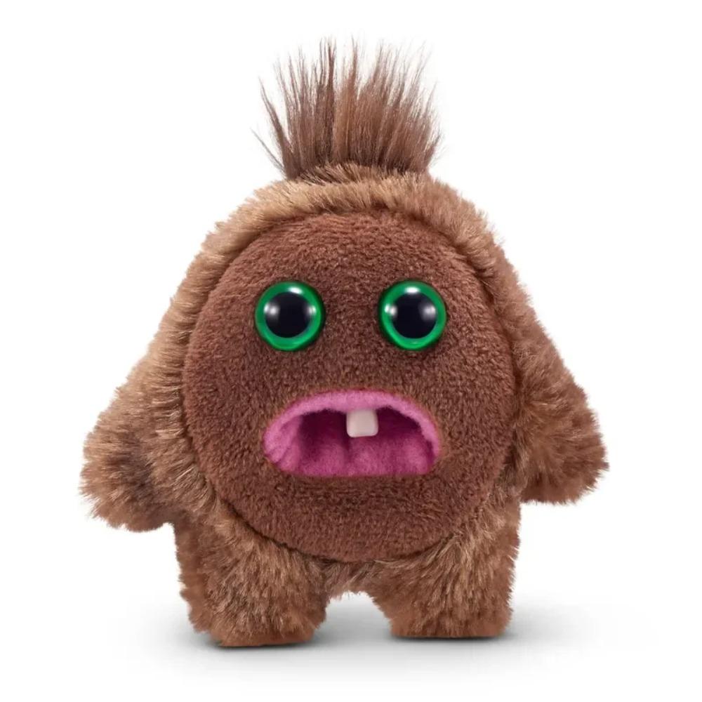 Fuggler Baby Monster Plüschtiere Lustiges Hässliches Großäugiges Monster Schüchterner Kerl Knetbare Kuscheltiere Niedliche Plüschpuppe Geburtstagsgeschenke with box brown