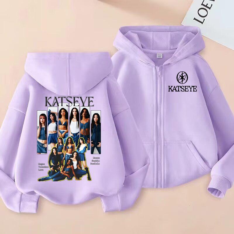 Mädchen Jungen Sweatshirt Reißverschluss Kapuzenpullover Streetwear Kinder Zip Up Sweatshirts Print Kapuzenpullover Kinderkleidung Kinder Freizeit Oberteile 160 gray