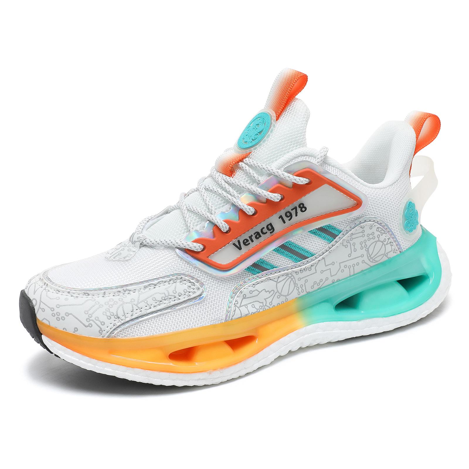 Stoßdämpfende Cool-Laufschuhe für Männer und Frauen Professionelle Laufschuhe Sportliche Laufschuhe mit dicker Sohle und stoßdämpfender Sohle 45