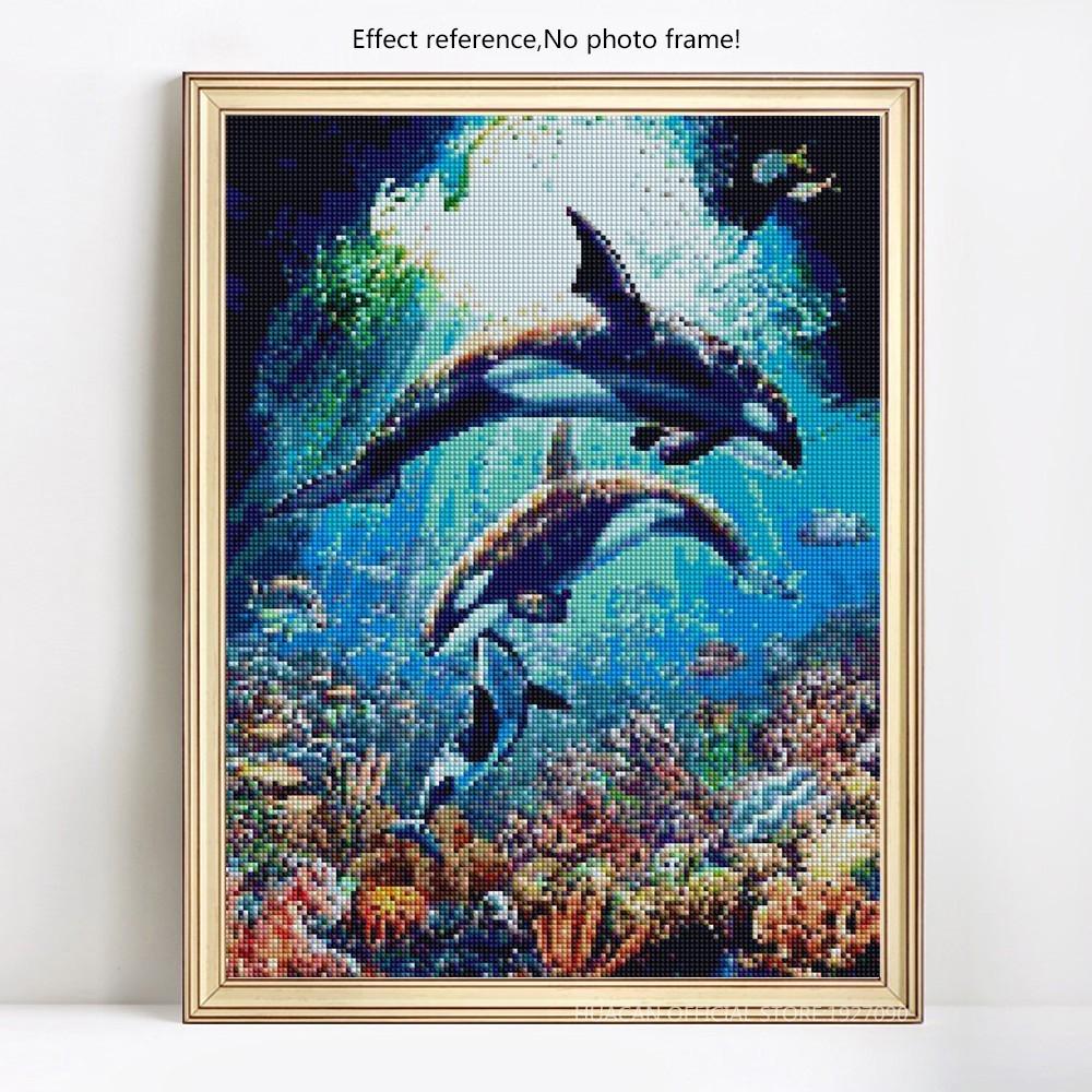 Diamant-Malerei, Tiere, Kreuzstich-Set, Diamant-Stickerei, komplettes Display, Heimdekoration 20X30