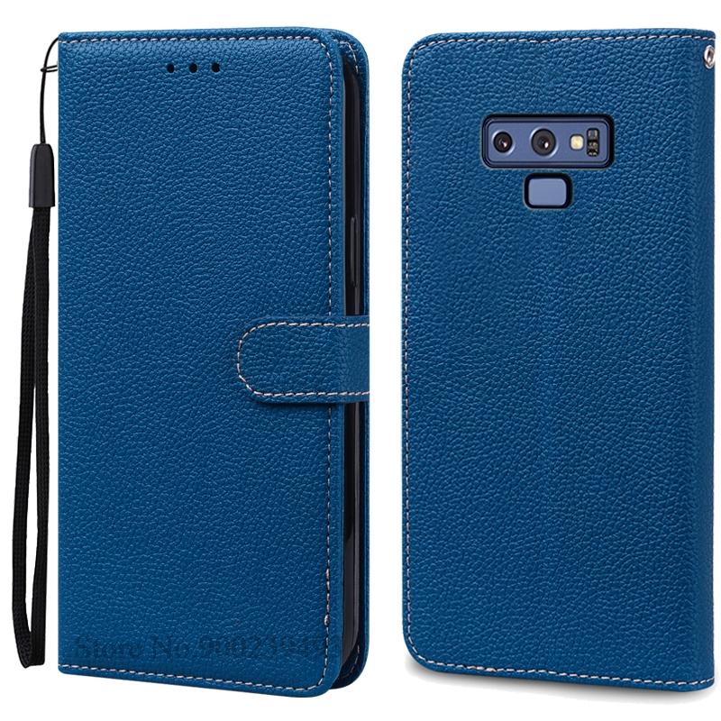 Note 9 Hülle Für Samsung Galaxy Note 9 Hülle N960F N960 Brieftasche Leder Klapphülle Für Samsung Note9 Hülle Buchhülle Coque Fundas For Samsung Note 9 navy blau