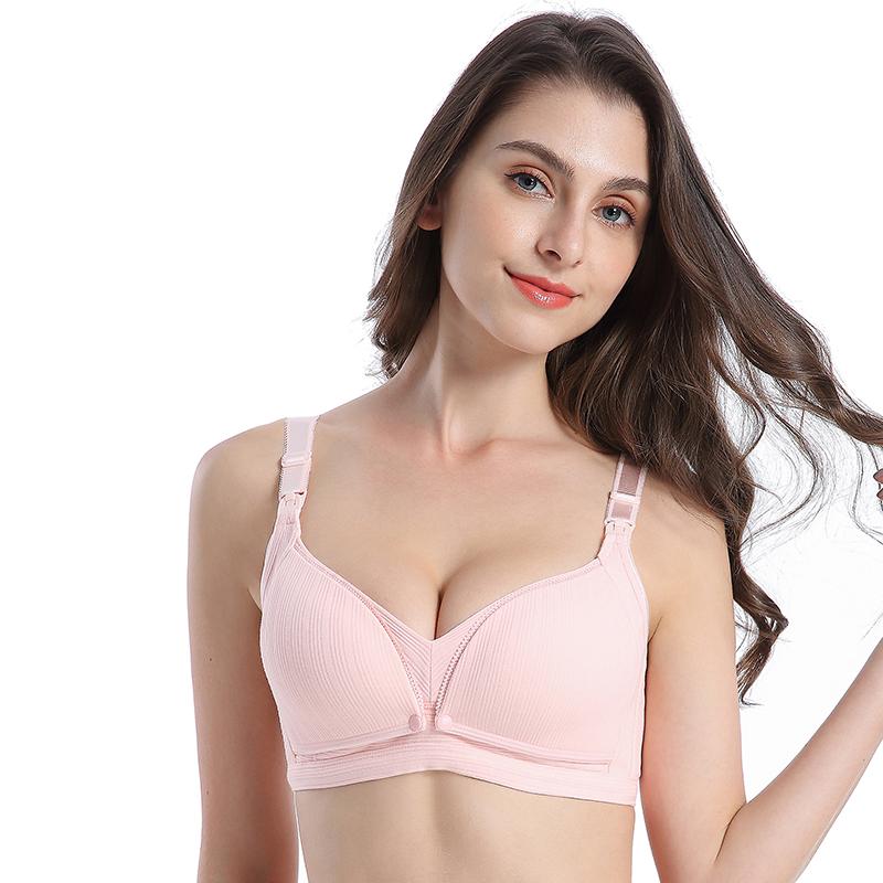 Umstands-Still-BH, Still-Unterwäsche, Kleidung für schwangere Frauen, Schwangerschaft, Mutter, Fütterung, Unterwäsche, Gürtel, Dessous-Kleidung 34 rosa