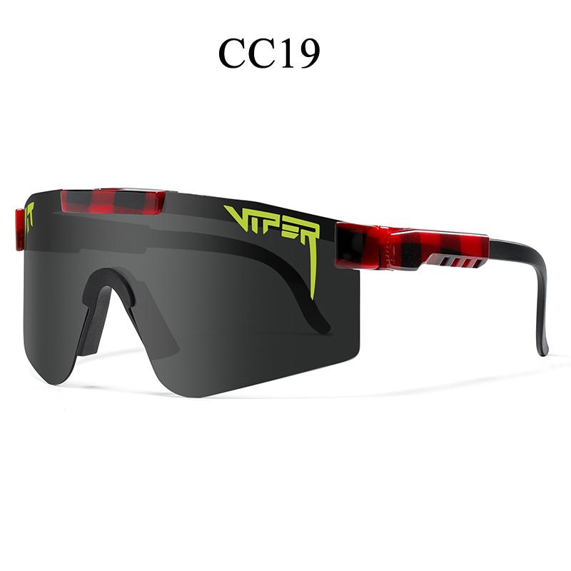 Outdoor Sport Pit Viper Sonnenbrille Herren Männlich Weiblich Fahrbrille UV400 Radsport Sonnenbrille Damen Mode Shades black