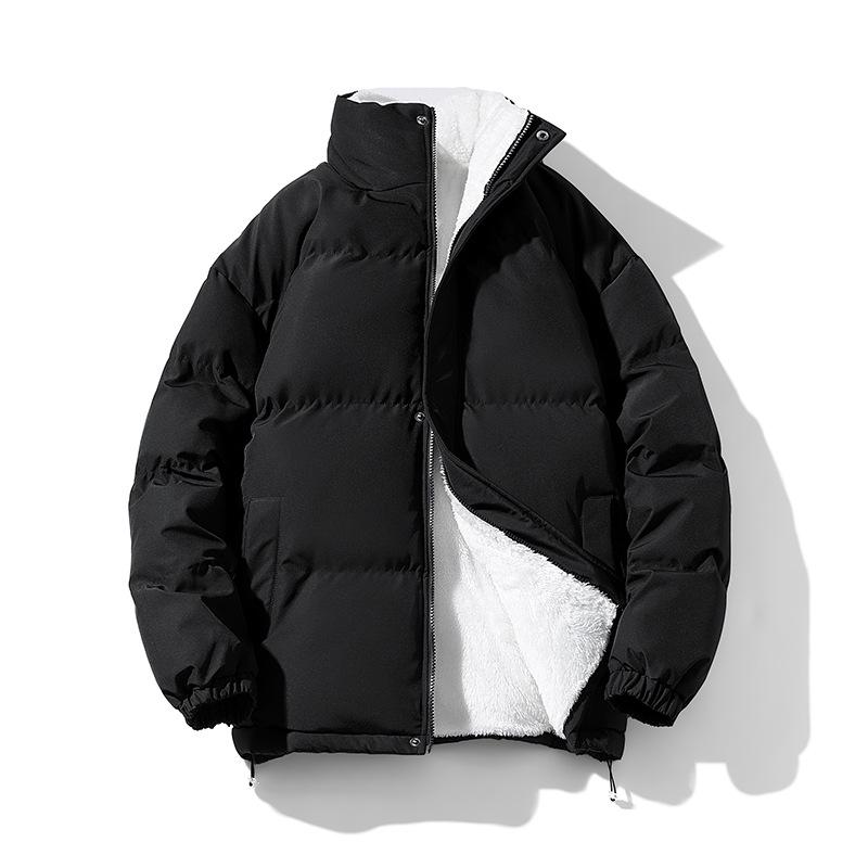 Winter Gefütterte Jacke Thermojacke Verdickte Teen Stehkragen Gefütterte Jacke S