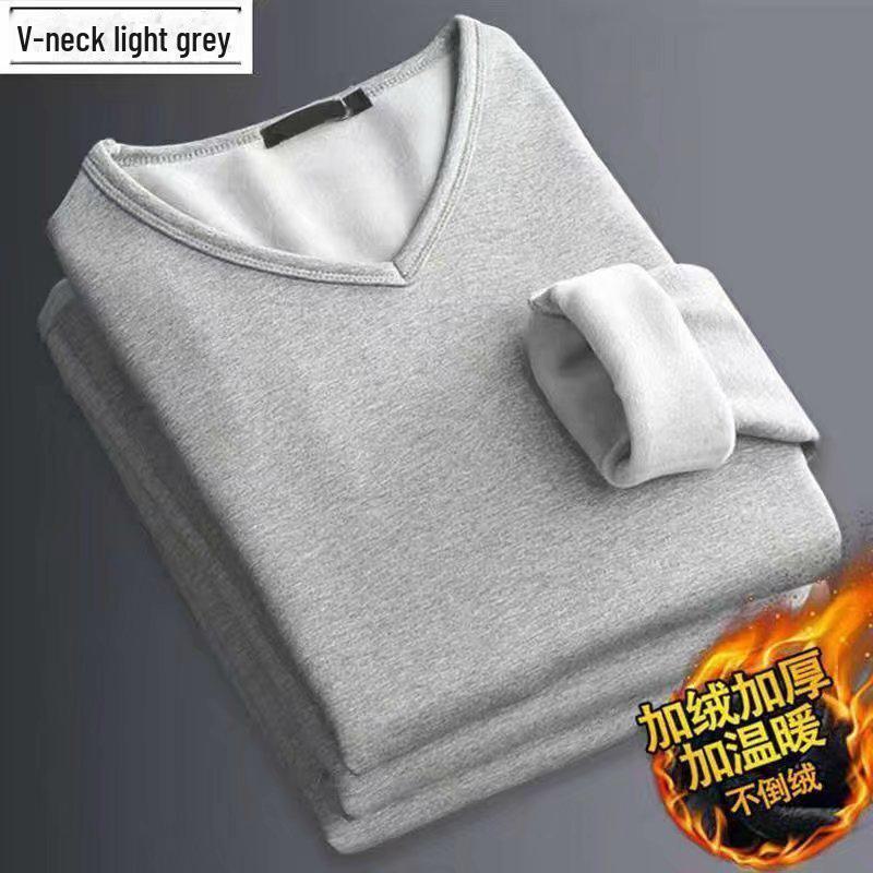 Herren Winter Thermo Fleecegefüttertes Hemd für Outdoor-Bekleidung 5XL (85-95 kg)