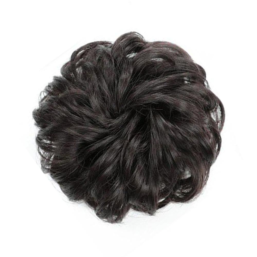 MISSQUEEM Damen-Haarverlängerung, unordentlicher Haarknoten, Faser-Donuts-Haar, Chignon-Haarteil, Perücke, mehrere Farben zur Auswahl