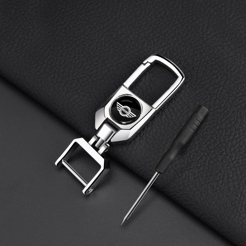 1 Stück Leder Schlüsselanhänger Auto Schlüsselanhänger Anhänger Schlüsselanhänger Dekor Styling Für MINI Cooper Kühlschrank One S F56 R57 R58 R60 JCW Countryman Clubman