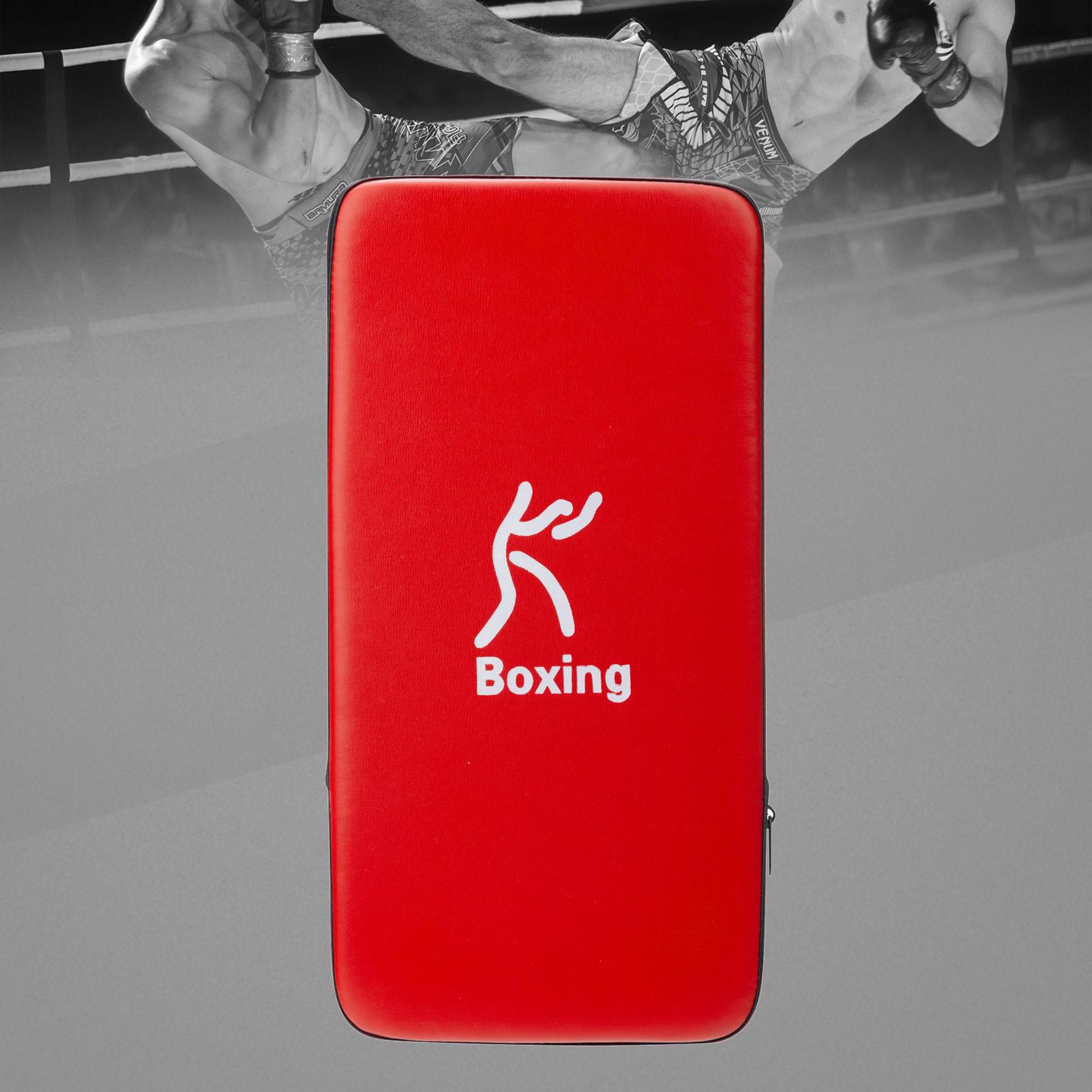 Taekwondo Kick Pad Boxing Pad PU Leder MMA Muay Thai Kampfkunst Kickboxen Schlagschild rot