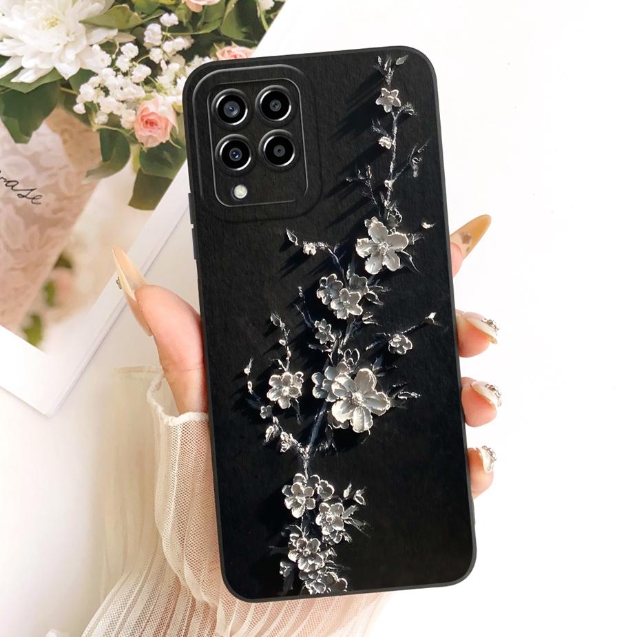 Für Samsung Galaxy M33 M53 5G Hülle Niedliche Katze Cartoon Hülle Stoßfest Weiche Silikonhülle Für Samsung M33 M 53 Galaxy M53 5G Hülle Samsung Galaxy M53