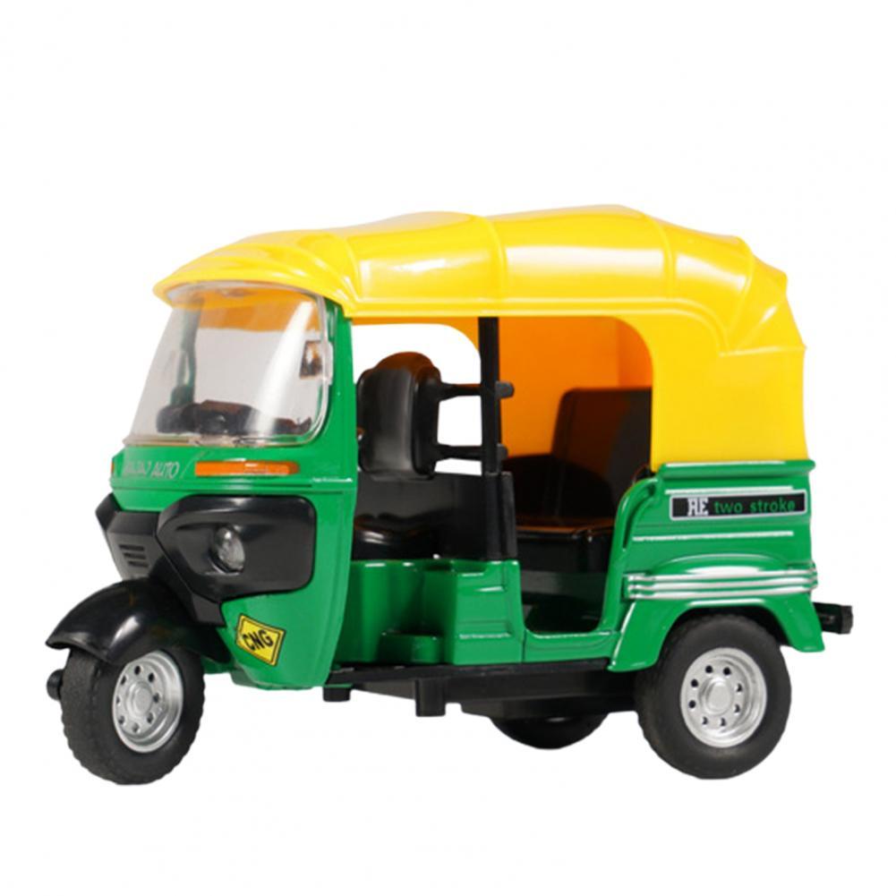 1:14 Dreirad Modell Legierung Mit Ton Und Licht Rückziehmotor Modell Spielzeug Motorrad Modell Spielzeug Auto Geschenke Für Kinder Für Sammlung yellow