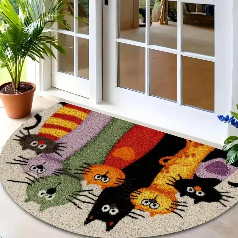 60*90cm Thanksgiving Bedruckte Fußmatten, Dekorative Matten zum Betreten und Verlassen des Hauses, Rutschfeste Fußmatten für Badezimmer und Toiletten 50*80cm