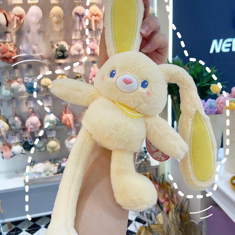 Pull-Ohr Kaninchen Plüsch Spielzeug Pull-out Kaninchen Puppe kleine Anhänger Puppe Schlüsselanhänger Puppe Puppe 30cm