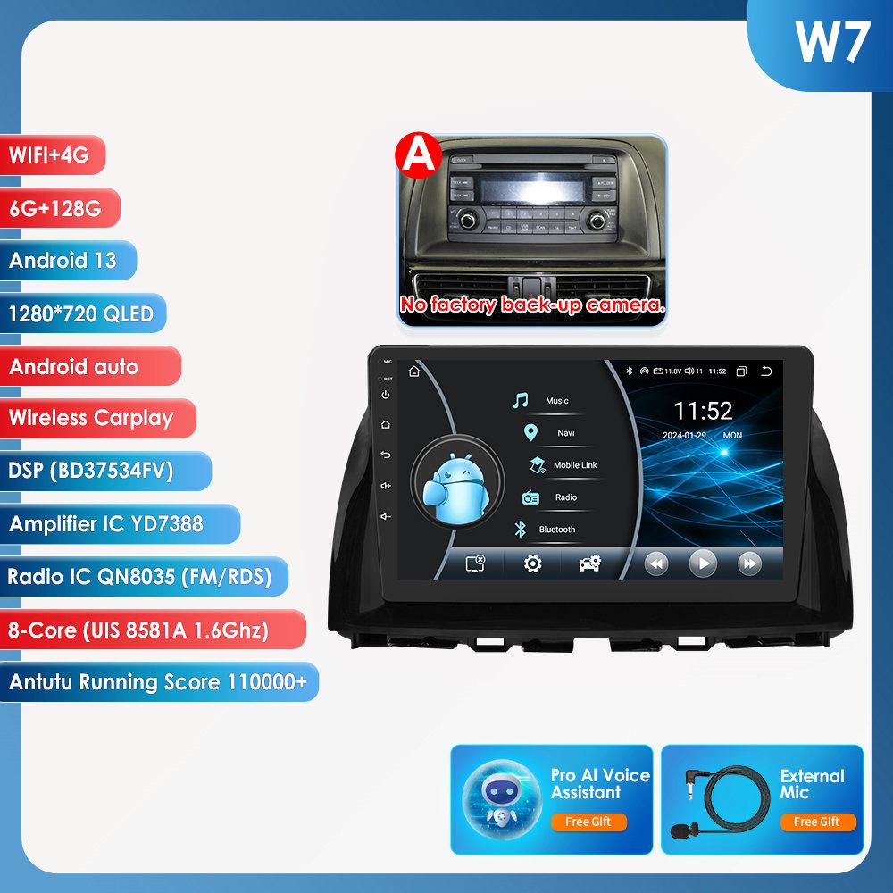 Hizpo Für Mazda CX5 CX-5 CX 5 2012 - 2015 Autoradio Multimedia Video Player Navigation Android 10 Kein 2DIN 2 DIN Carplay 4G-LTE RDS Intelligenter DVR DAB W7  A 8Core 6G 128G AI