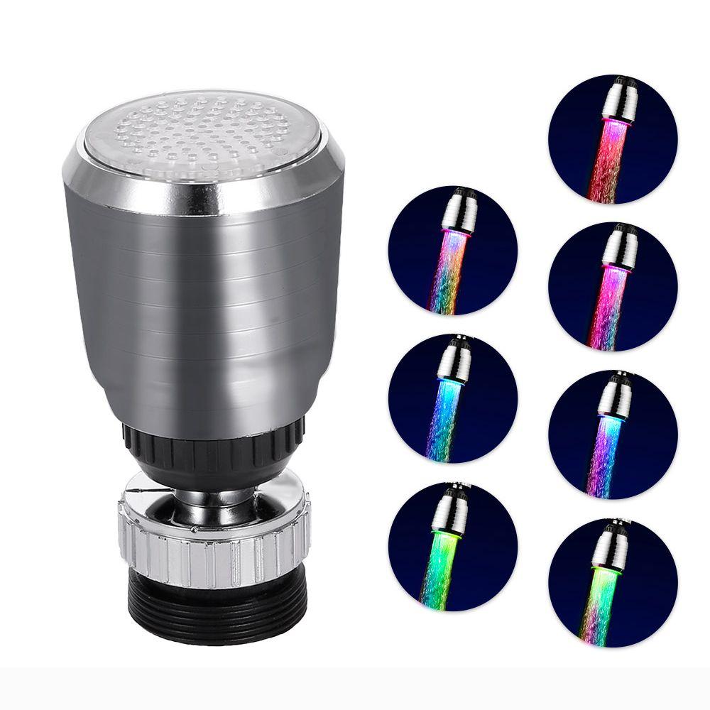 Farben für Küche, Badezimmer, leuchtende Wasserhahn-Düse, Wasserhahn, LED-Wasserhahn-Auslauf-Zubehör Multi colors flashing