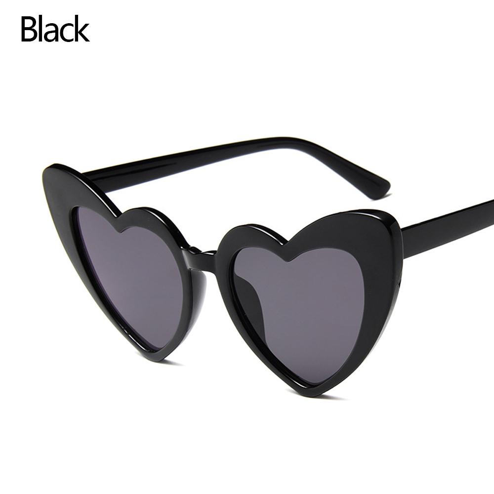Modische herzförmige Sonnenbrille für Damen UV 400 Schutz Outdoor Schutz Anti-Reflektierend Herzform Brille Party Brille Retro Schutzbrille