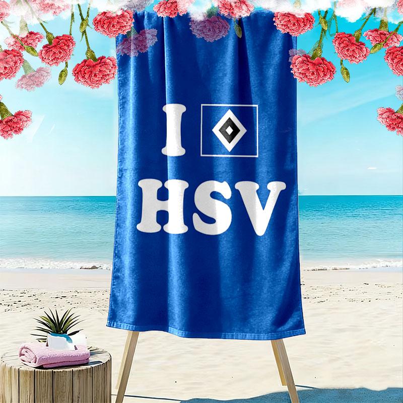 HSV Print Strandtuch, Großes Weiches Schnelltrocknendes Handtuch für Strand Camping Schwimmen 70cmx140cm(27x55inch)