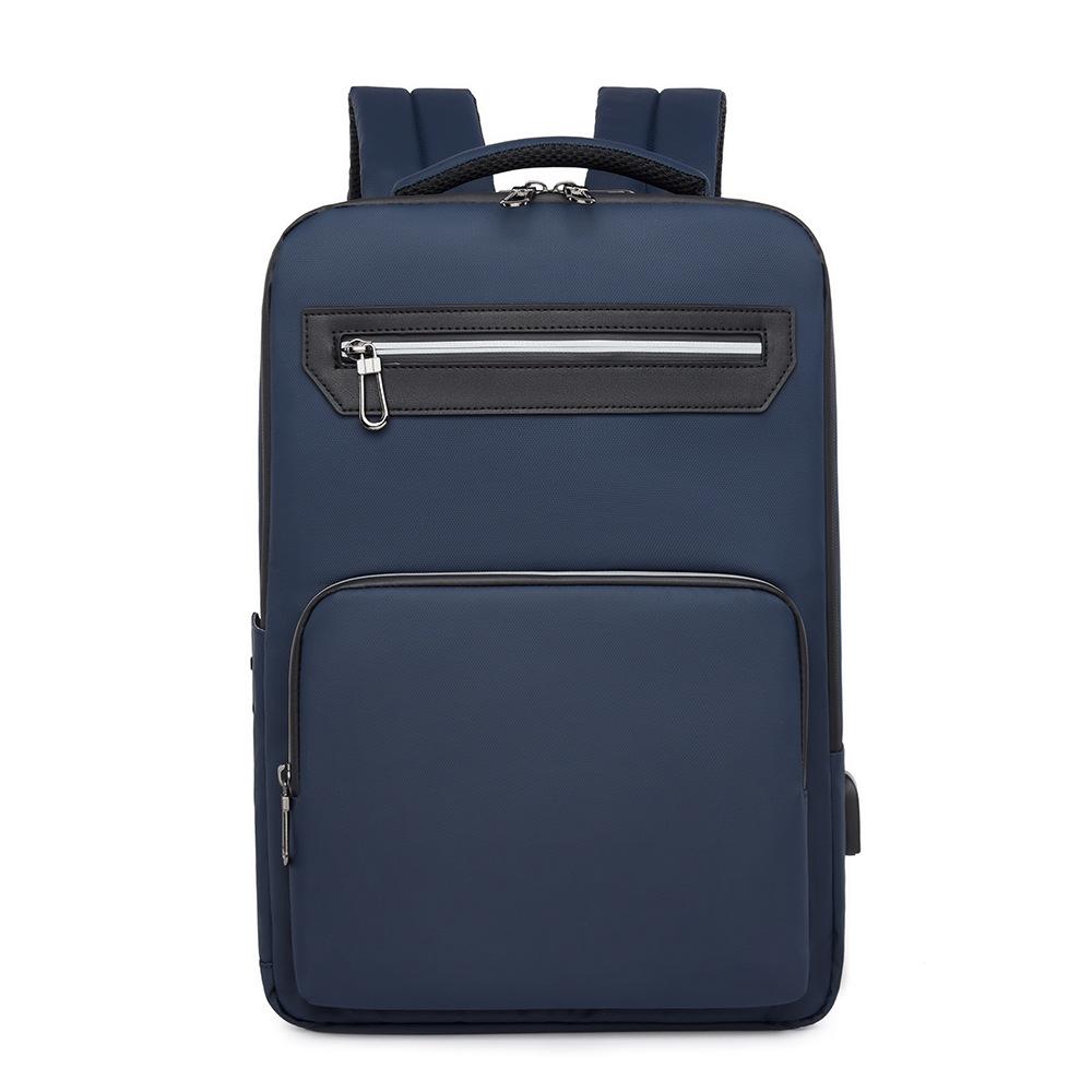 Business-Rucksack für Herren Computer-Rucksack zur Erweiterung Rucksack mit großem Fassungsvermögen Reise Einfache Schultern blau