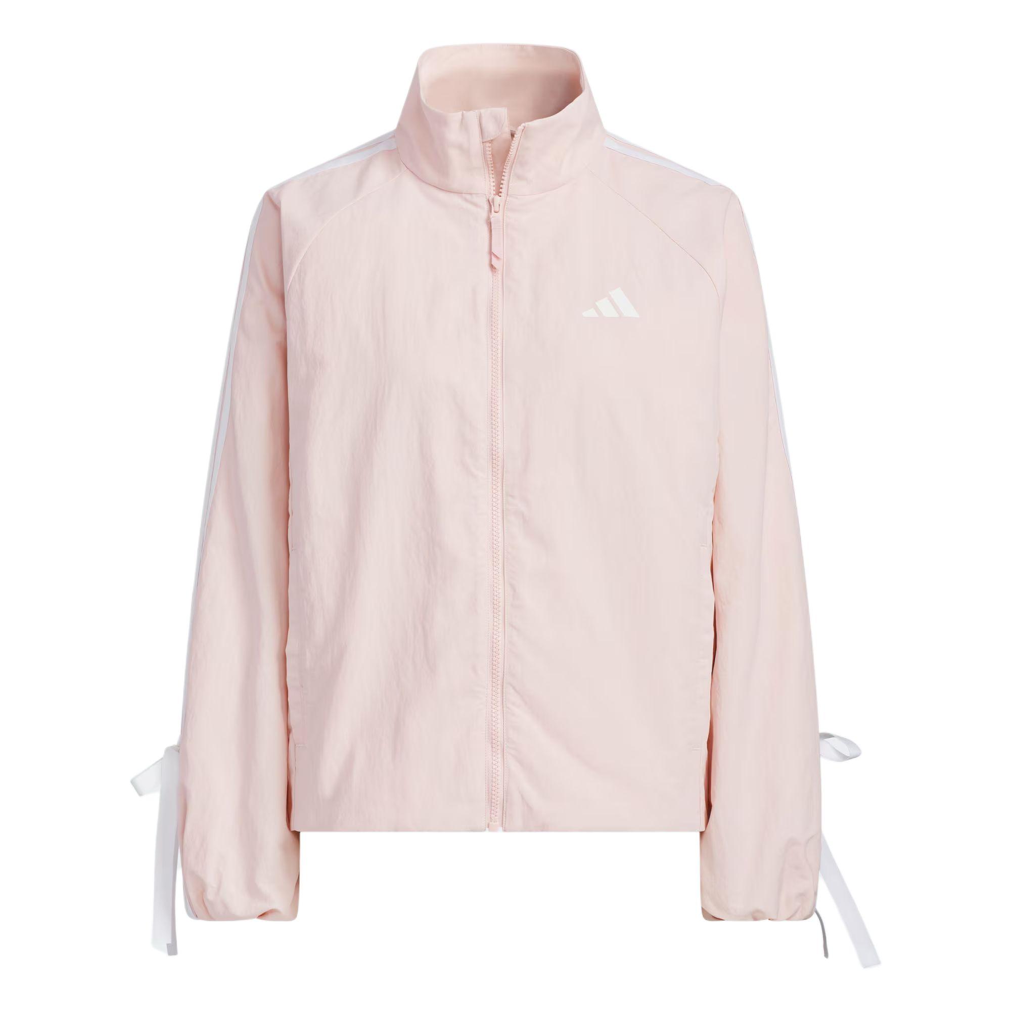 Adidas Windbreaker Gewebt Locker Geschnitten Sportlich Lässig Langarm Jacke Damen Jacken Hellrosa KB0086 2XL