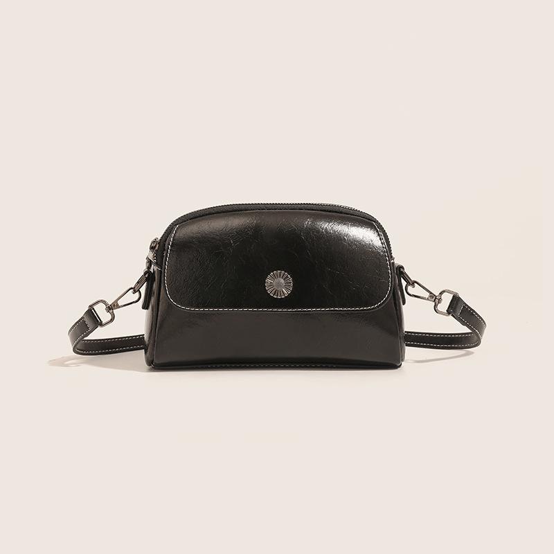 Retro Literarische Tasche Damen Frühling und Sommer Koreanische Version Mehrschichtige Damentasche Handytasche Ein Schulter Crossbody Bag Damen Mini-Tasche