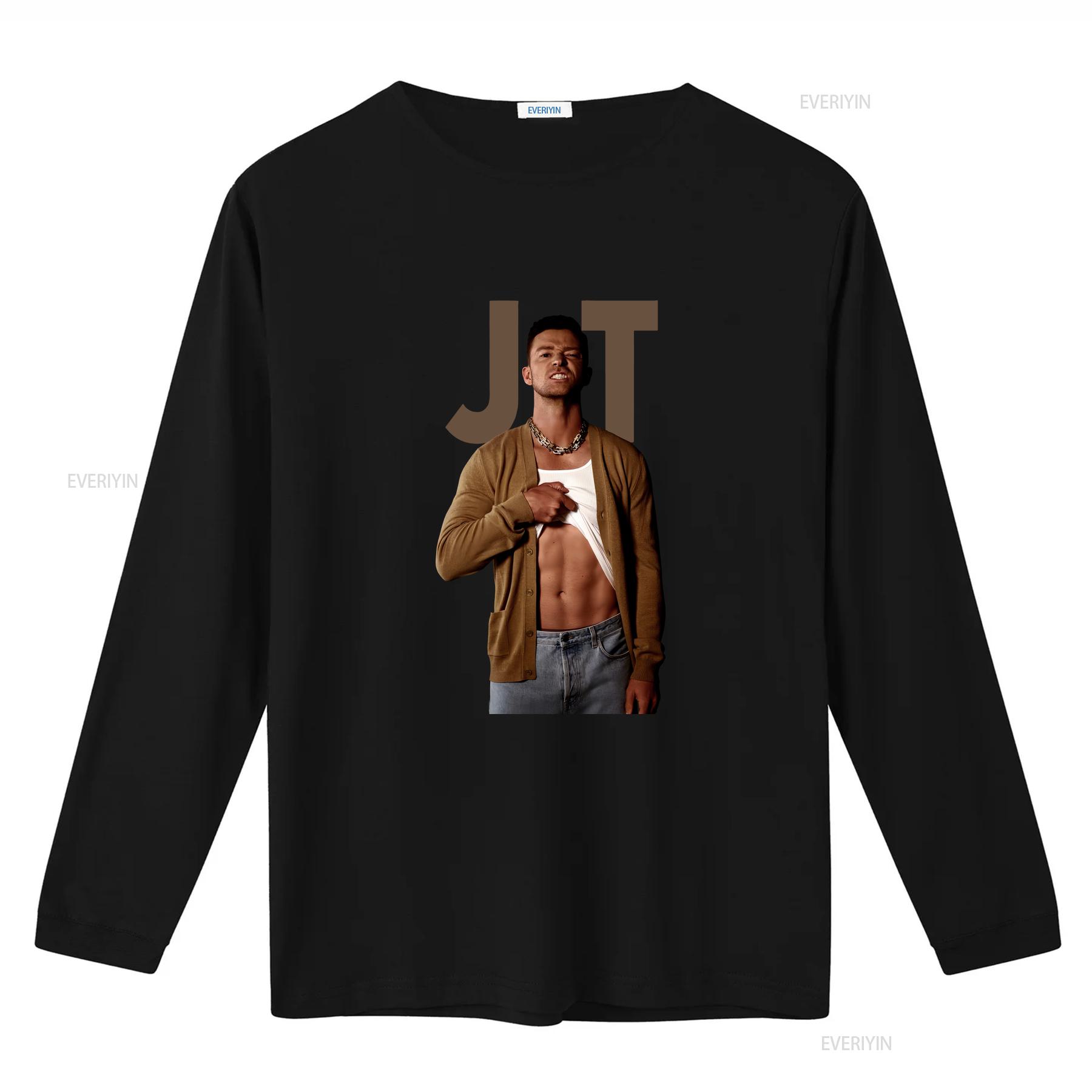 Justin Timberlake 90er Vintage T-Shirt Tour 2024 Baumwolle vintage Gewaschen Weich Lässig Unisex streetwear Grafik Leicht Atmungsaktiv 4XL