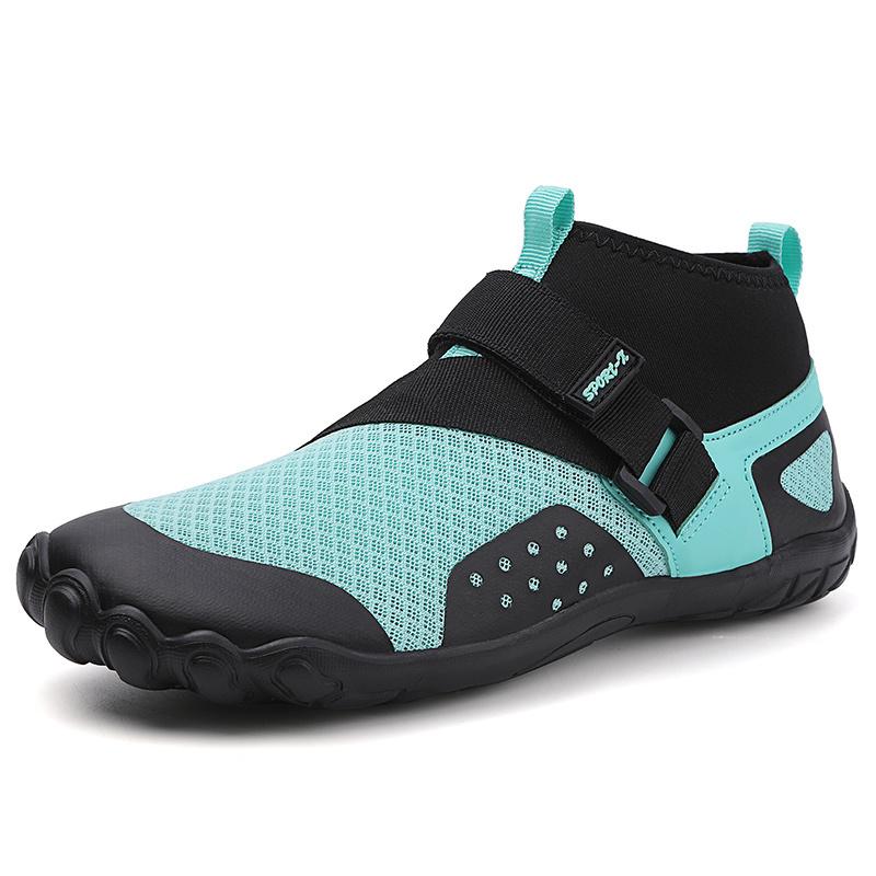 Unisex Schwimmen Wasser Schuhe High Top Barfuß Strand Aqua Schuhe Outdoor Sport Wandern Waten Turnschuhe Fitness Tauchen Surf Sandalen 47 baby blau