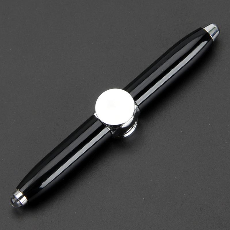 Fidget Spinner Spielzeug Gyro Kugelschreiber Spinning Spielzeug mit LED Spinning Pen Kugelschreiber Licht Stress Angst Stress Reliever Geschenk