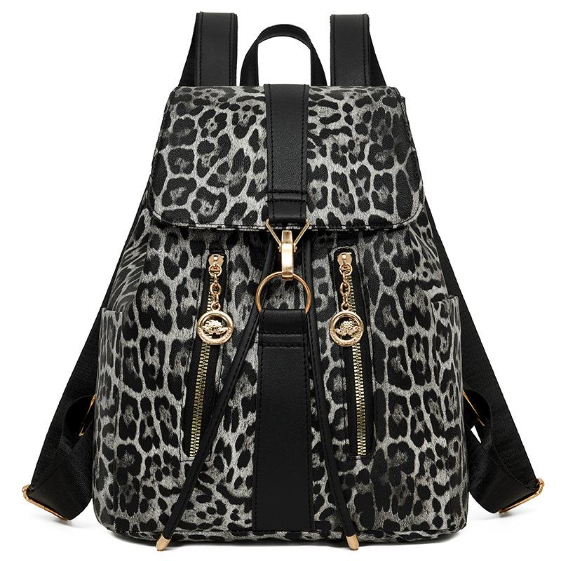 Kompakter und geräumiger Rucksack für Damen, Einzelschultertasche, Doppelschulter-Rucksack schwarz