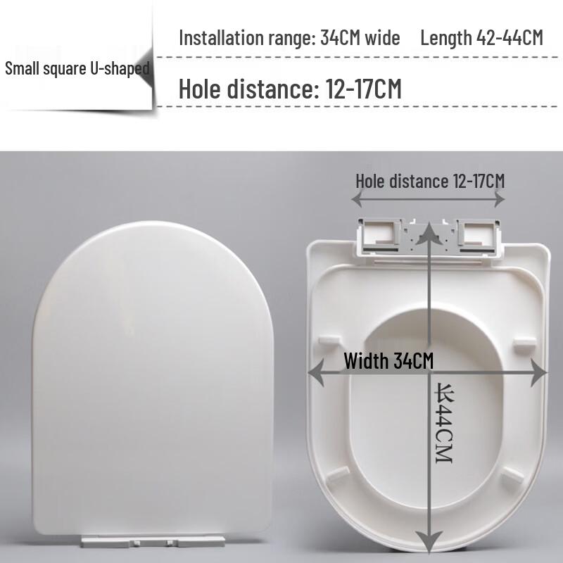 Miling Verdickter Universal-Antibakterieller Toilettensitz - 1 Stück