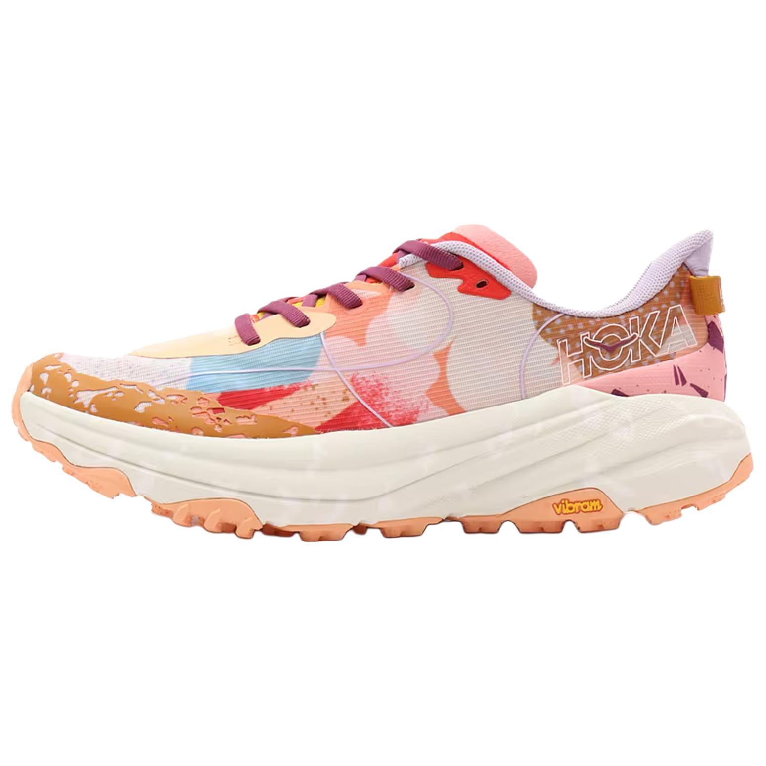 Hoka One One Studio Proba X  Speedgoat 6 Vielseitig Bequem Langlebig Niedrig geschnittene Laufschuhe Unisex Laufschuhe Beige Orange 1174390-CMRN 40