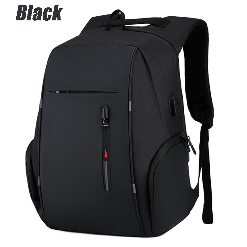 Unisex Wasserdichter Oxford-Rucksack Schultasche für Teenager Jungen Schultasche Großraumrucksack Herren Businesstasche 32*16*46cm schwarz