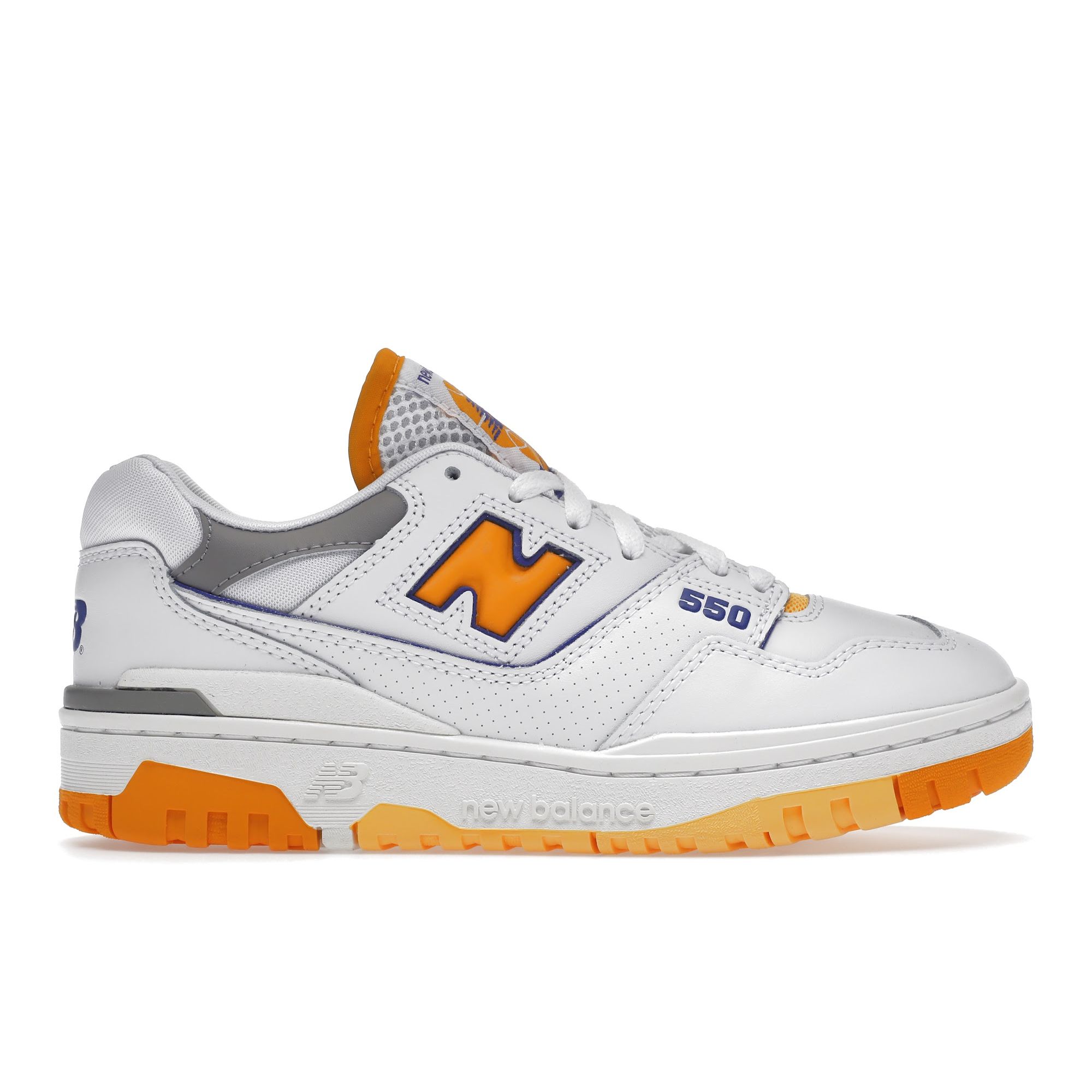New Balance 550 Lakers Pack - Leuchtend orange Unisex Sneakers Weiß BB550WTO 43