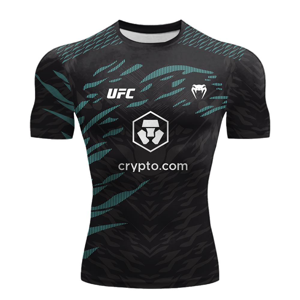 Der neue Sommer-Bestseller von UFC-Kampfsport-T-Shirts in großen Größen, Boxen, Extremsport-T-Shirts für Männer, schnelltrocknende Oberteile L