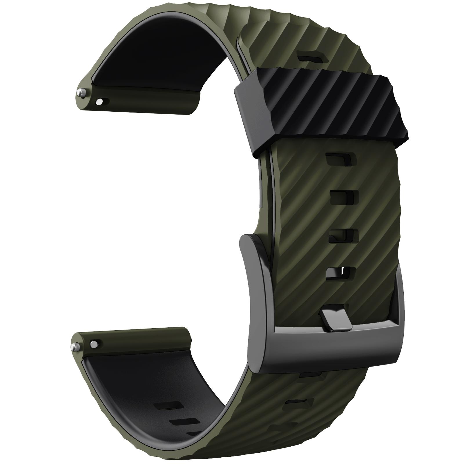Für Suunto 7/Suunto 9 Armband für Suunto 9 Baro/9 Spartan/9 GPS Weiches Silikon Sport Uhrenarmband Ersatzband 24mm