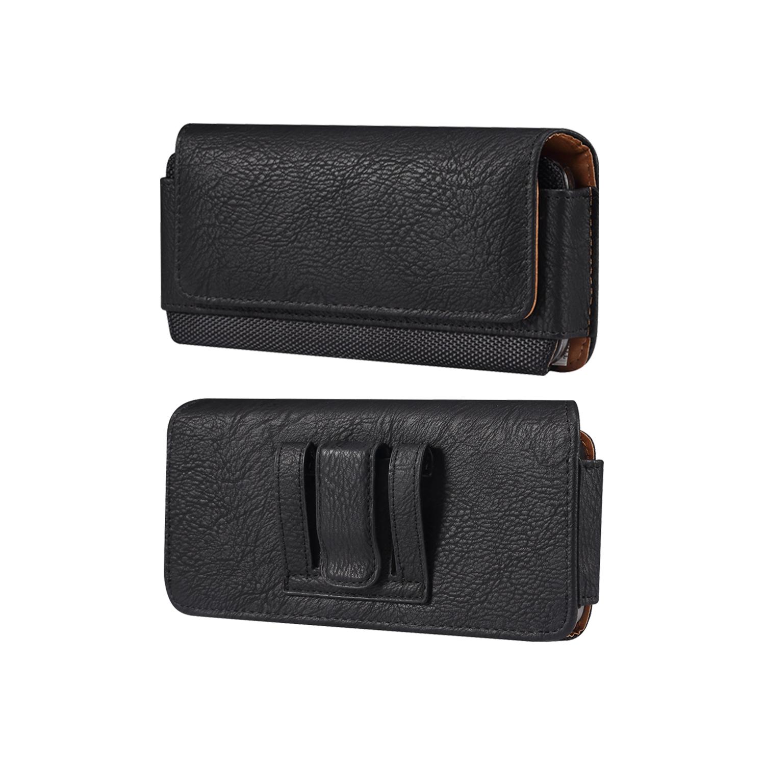 Luxus Leder Gürtelclip Handytasche Herren Taillentasche Halter für iPhone 16 15 13 12 11 Pro Max Samsung Galaxy S24 S23 Xiaomi Redmi Oppo Holster Pouch Pack L(6.2-6.5 Inch)