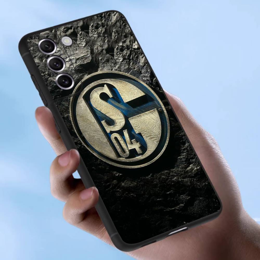 S-Schalke 04 Hülle Für Samsung Galaxy Hülle S25 S23 S22 S21 S30 S20 S10 Ultra Plus FE TPU Weiche Hülle Samsung S20Plus 5G