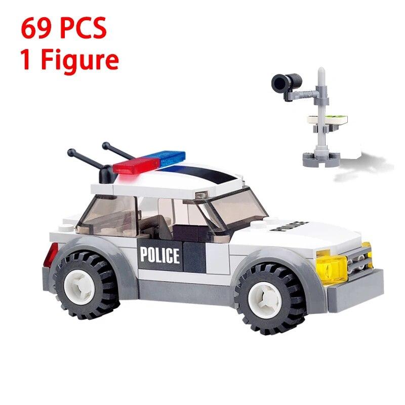 Stadt Polizei Flugzeug SWAT Auto Feuerwehr Hubschrauber Trägerfahrzeug DIY Zusammenbauen Flugzeug Modell Bausteine Ziegel Kinder Spielzeug Geschenke