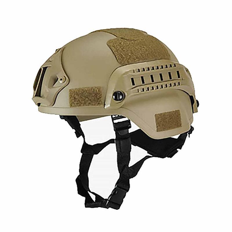 Taktischer Helm Leichter Kampf Outdoor Tarnung Militärischer Airsoft Helm khaki