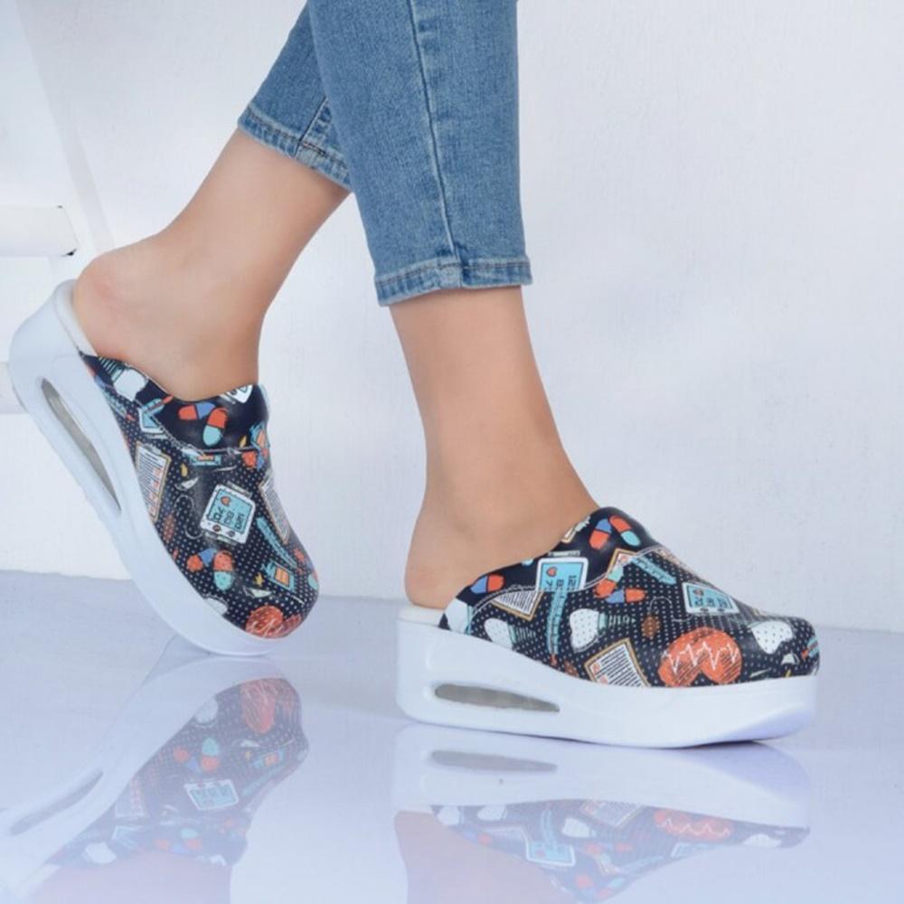 Frauen Medizinische Clogs Sabo Krankenhausschuhe Rutschfeste Pantoffel Krankenschwester Arzt Hebamme Chirurgische Sandalen 36 bernstein